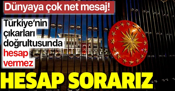 Fuat Oktay'dan flaş Doğu Akdeniz açıklaması: Hesap vermez hesap sorarız