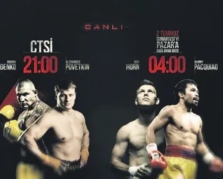 Boksta iki dev maç nefesleri kesecek