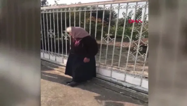 İzmir'de İlk kez drone gören yaşlı kadının tepkileri gülümsetti