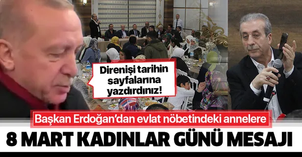 Başkan Erdoğan'dan Diyarbakır annelerine 8 Mart mesajı: Direnişi tarihin sayfalarına yazdırdınız