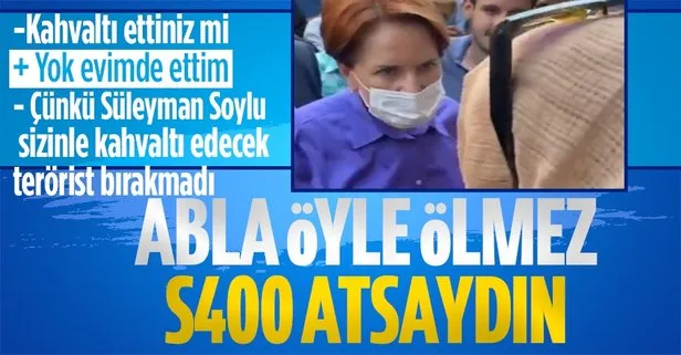 Vatandaştan Meral Akşener’e kapak: Süleyman Soylu, sizinle kahvaltı edecek terörist bırakmadı
