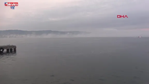 Çanakkale Boğazı’nda sis!