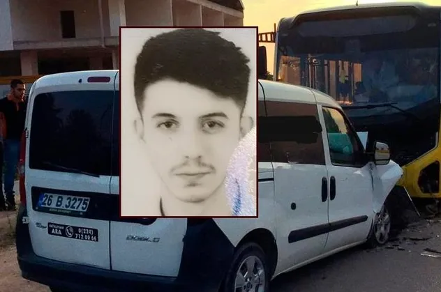 Özel halk otobüsü ile hafif ticari araç kafa kafaya çarpıştı: 1 ölü! Annenin feryadı yürekleri dağladı