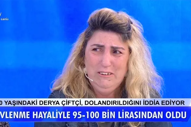 Müge Anlı canlı yayınında bir dolandırıcılık daha! 50 yaşındaki Derya Çiftçi evlenme hayaliyle...