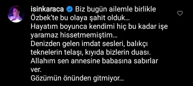 Ünlü sarkıcı Işın Karaca acı haberi böyle duyurdu: Hiç bu kadar işe yaramaz hissetmemiştim-5