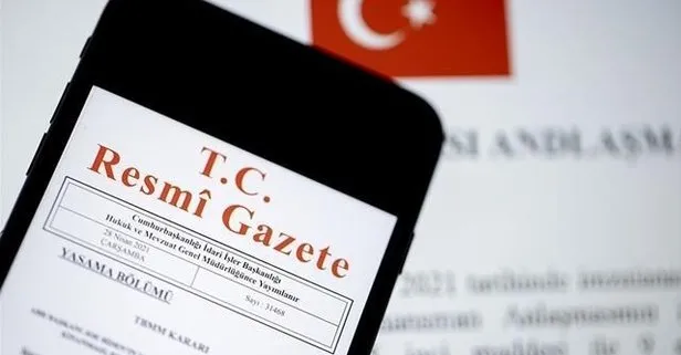 Türkiye Büyük Millet Meclisi kararları Resmi Gazete’de yayımlandı