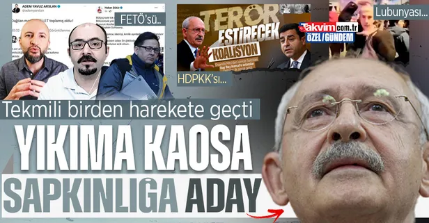 Yıkıma, kaosa, sapkınlığa aday! FETÖ'sü PKK'sı LGBT'si HDP'si... Tekmili birden Kılıçdaroğlu'na destek için harekete geçti