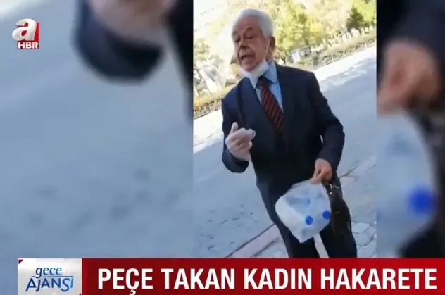 Konya’da peçeli ve çarşaflı kadına çirkin saldırı!