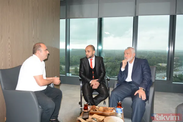 Eylül 2021... Turkuvaz Medya Merkezi'nde onurlu bir Filistin mücahidi! Haniye'den 'özel' teşekkür: Filistin davasını dünyaya duyurdunuz - 13