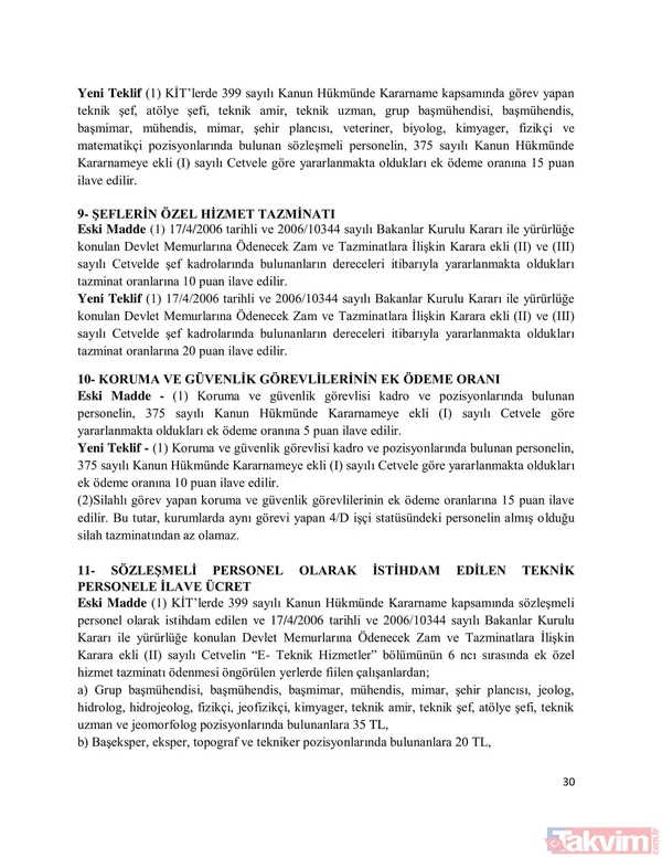 Sendikalar memur ve memur emeklisi için ne talep etti? Memur toplu sözleşme zammı yüzde kaç? İşte detaylar... - 34