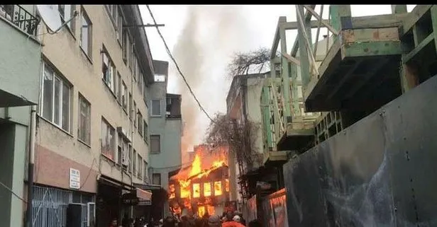 Bursa’da Kayhan Çarşısı’nda yangın