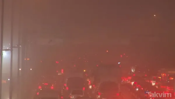 İstanbul'da sis etkisini artırdı! Görüş mesafesi düştü: O anlar havadan görüntülendi - 2