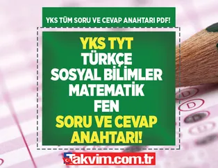 YKS TYT FUL A-B-C-D kitapçığı soru ve cevap anahtarı! 2022 YKS TYT SORU VE CEVAPLARI PDF İNDİR! osym.gov.tr YKS TYT Türkçe, Sosyal Bilimler, Matematik, Fen, Coğrafya, Din cevap anahtarı!
