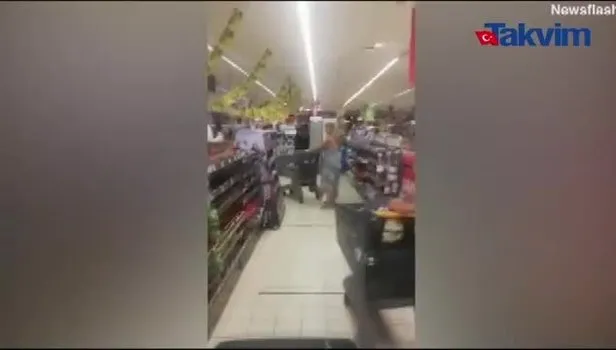 Güney Afrika’da markete maskesiz giren kadın uyarılınca iç çamaşırını çıkarıp kafasına taktı