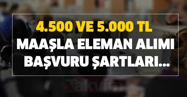 İŞKUR’da yüzlerce yeni personel alım ilanı yayınlandı! 4.500 ve 5.000 TL maaşla eleman alımı başvuru şartları...