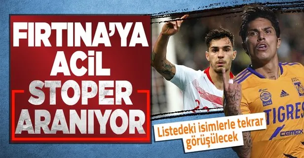 Trabzonspor stoper transferi için çalışmalarını hızlandırdı! Listede Kaan Ayhan, Gigot ve Salcedo var