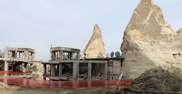 Kültür Bakanlığı: Peribacaları yanındaki otel inşaatı durduruldu