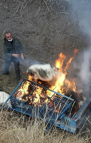 Çorum'da 327 kilogram uyuşturucu madde yakılarak imha edildi!