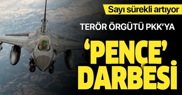 PKK'ya pençe darbesi! Sayı sürekli artıyor