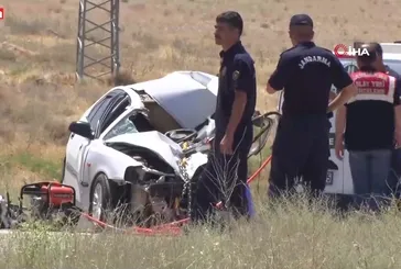 Ankara'da trafik kazası!