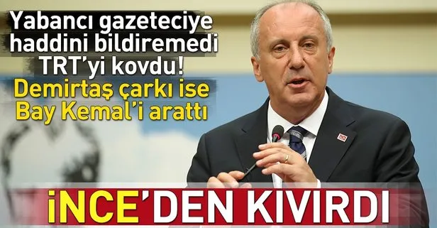 Muharrem İnce'den Demirtaş çarkı!