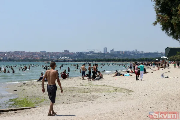 İstanbullular Kurban Bayramı'nda halk plajına akın etti - 4