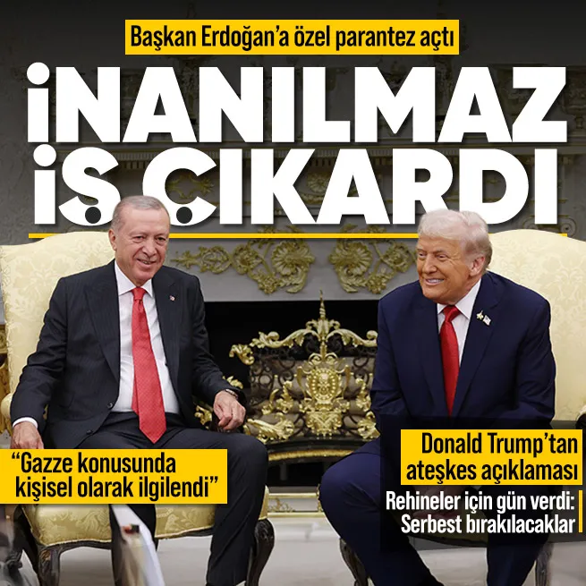 ABD Başkanı Trumptan ateşkes açıklaması! Başkan Erdoğana özel teşekkür etti: İnanılmaz bir iş çıkardı
