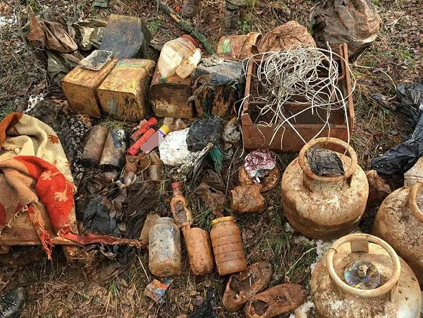 PKK'lı teröristlerin kullandığı 9 barınak ve sığınak imha edildi-1