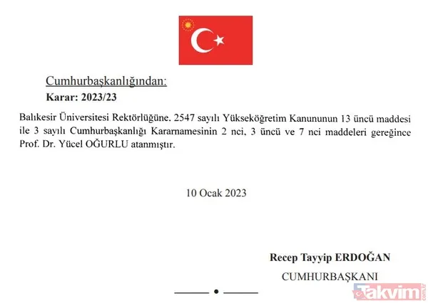 Atama kararları Resmi Gazete'de yayımlandı! İşte yeni isimler - 15