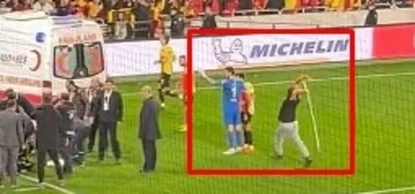Son dakika: Altay kalecisi Ozan Evrim Özenç'e yapılan saldırı sonrası Göztepe - Altay maçı iptal edildi-5