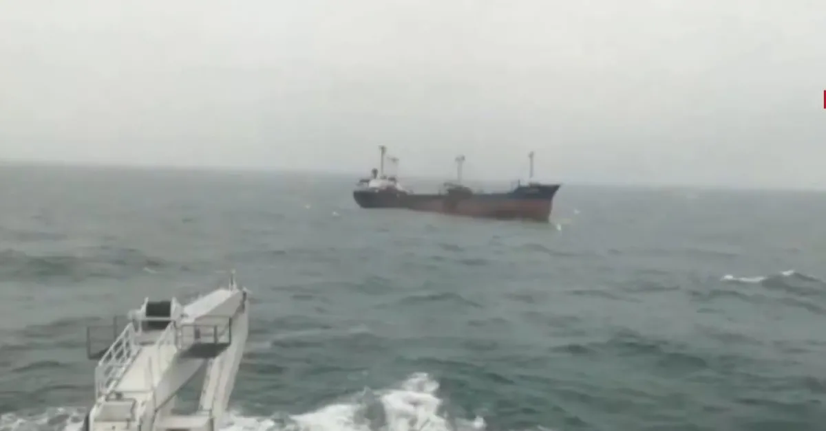 Son dakika: Şile açıklarında kargo gemisi sürüklendi |Video