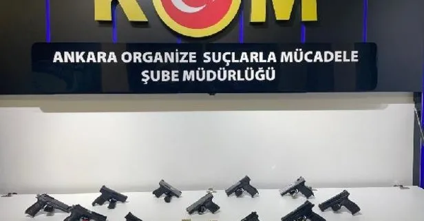 Ankara’da ’silah kaçakçılığı’ yapan suç örgütüne operasyon: 4 gözaltı