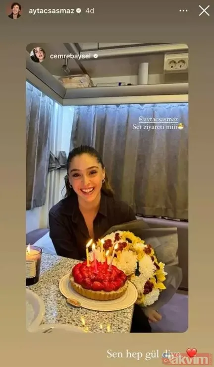 Aşka gelen Aytaç Şaşmaz'dan Cemre Baysel'e set sürprizi! - 8