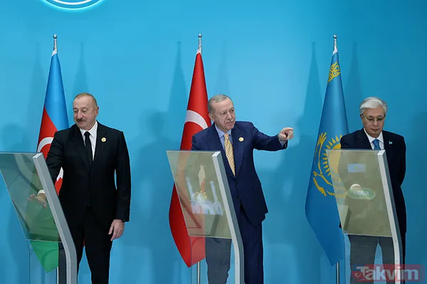 Azerbaycan'da "Türk" zirvesi! Aliyev Başkan Erdoğan'ı böyle karşıladı - 9