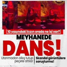 İzmir’de skandal görüntü! 10 yaşındaki küçük kızı alkollü mekanda dans ettirdiler!