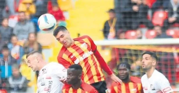 Kayserispor ile Gaziantep FK 2-2 berabere kaldı