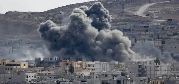 Kobani’de büyük patlama!