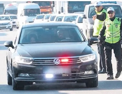 Yetkisiz çakarlı araçlara el konulacak!