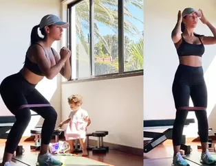 Cristiano Ronaldo'nun sevgilisi Georgina Rodriguez sosyal medyayı salladı!