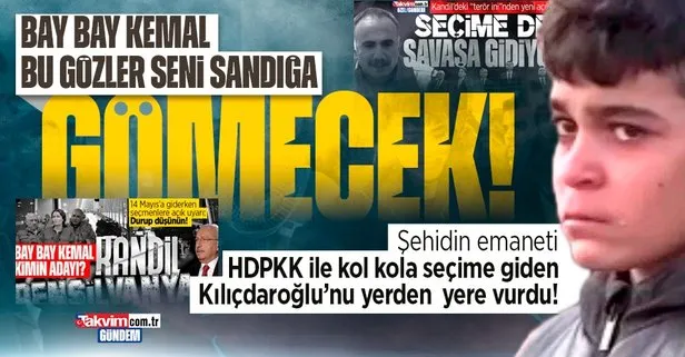HDPKK ile kol kola 14 Mayıs seçimlerine giden Kemal Kılıçdaroğlu’na şehit ailesinden sert tepki: Babamın dağlarda mücadele ettikleriyle yol yürüyor