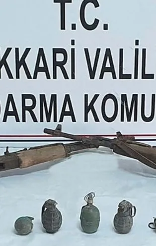 Hakkari Yüksekova'da mühimmat ele geçirildi!