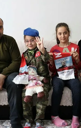 Epilepsi hastası minik İkra’nın Başkan Erdoğan sevgisi: Tayyip dede seni çok seviyorum