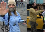 Son dakika: Taksimde turist polise saldırdı! Taksi şoförü çileden çıktı: Benim polisime nasıl el kaldırır!