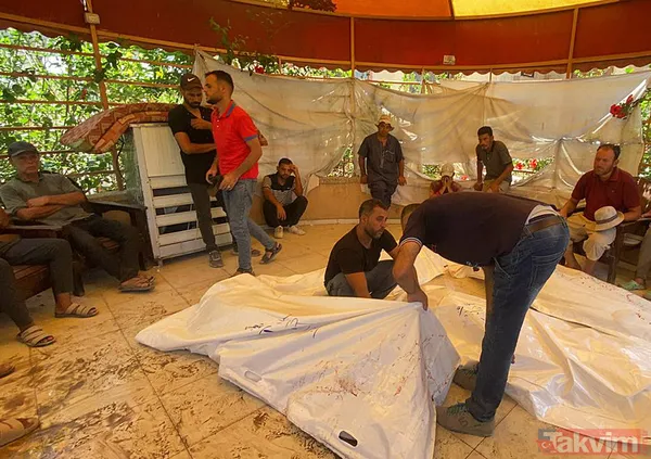 Soykırımcı İsrail alçak saldırısı sonrası El Mevasi'deki yıkım böyle görüntülendi! İşte kare kare vahşet - 47