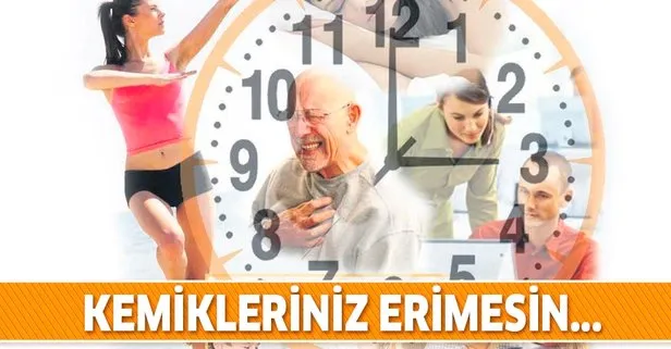 Kemik erimesine karşı altı altın öneri