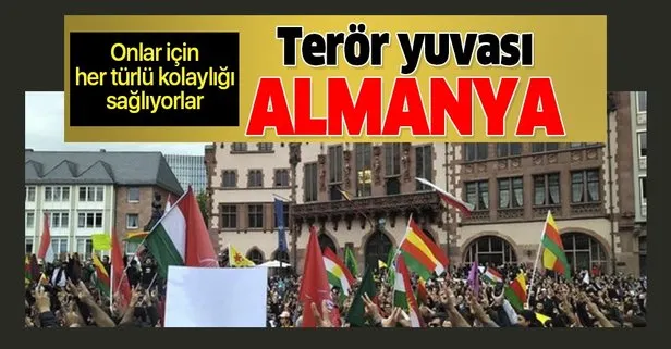 Alman makamları, YPG/PKK’nın faaliyetlerine kayıtsız kalıyor! Her türlü yardımı sağlıyorlar
