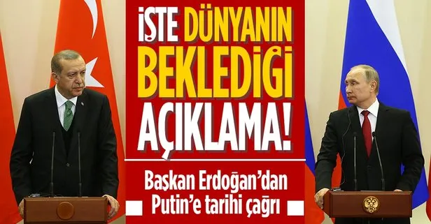 Başkan Erdoğan Rusya lideri Vladimir Putin ile görüştü! Dünyanın beklediği temas sonrası ilk açıklama
