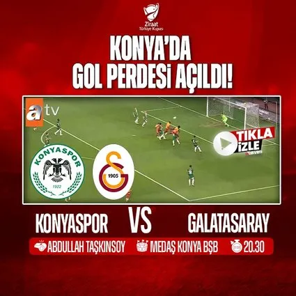 Konyaspor - Galatasaray | CANLI İZLE