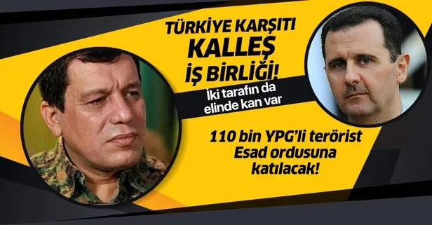Mazlum Kobani ve Esad rejiminden Türkiye karşıtı iş birliği!