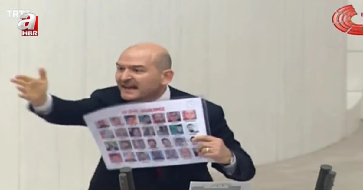 İçişleri Bakanı Süleyman Soylu'dan Meclis'te HDP'lilere sert sözler!
